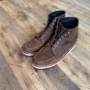 Thursday Boot Diplomat Men’s 10.5 Arizona Adobe Brown Suede Moc Toe Lace Up